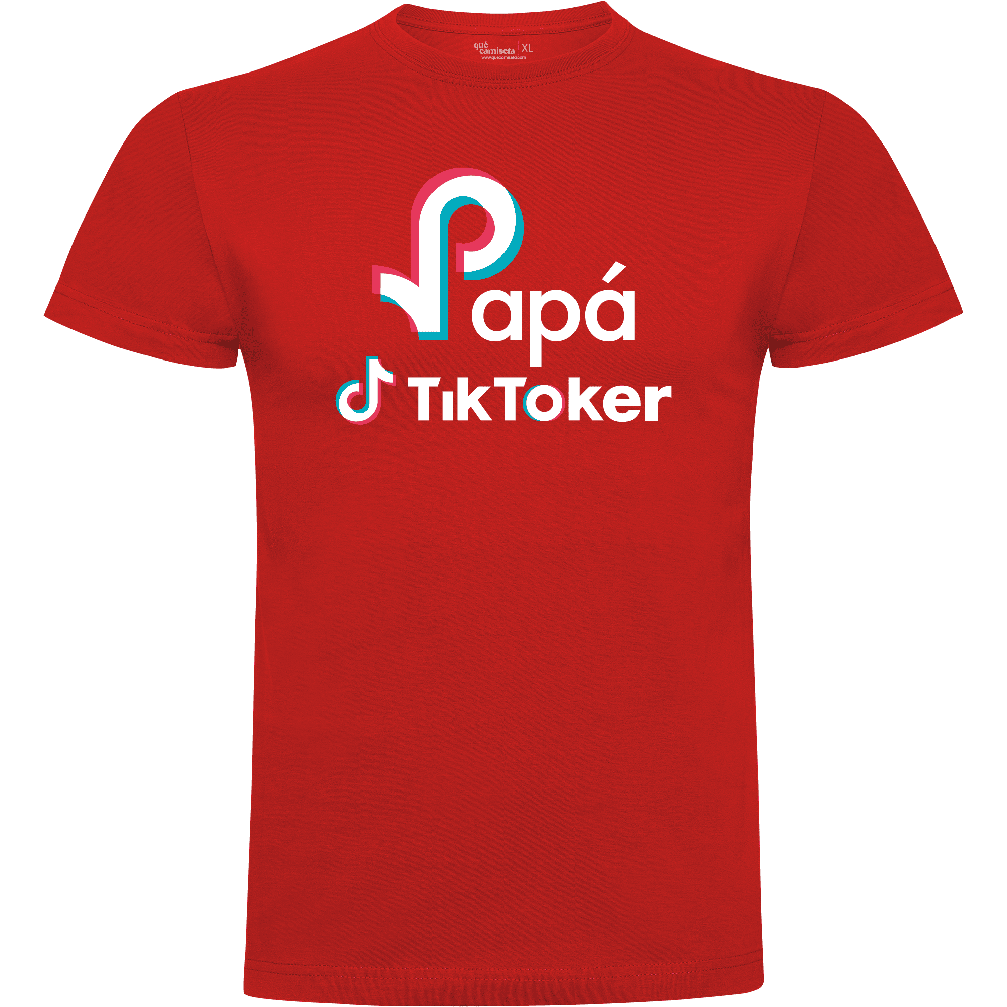 Camiseta Día del Padre en Algodón Orgánico – Papá Tiktoker