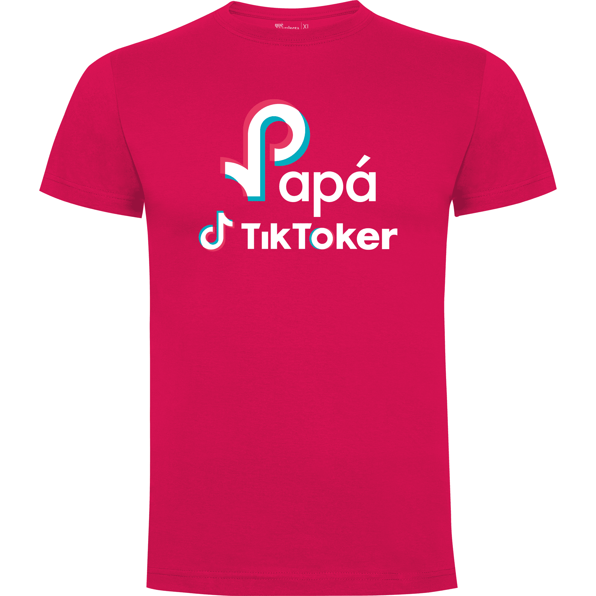 Camiseta Día del Padre en Algodón Orgánico – Papá Tiktoker