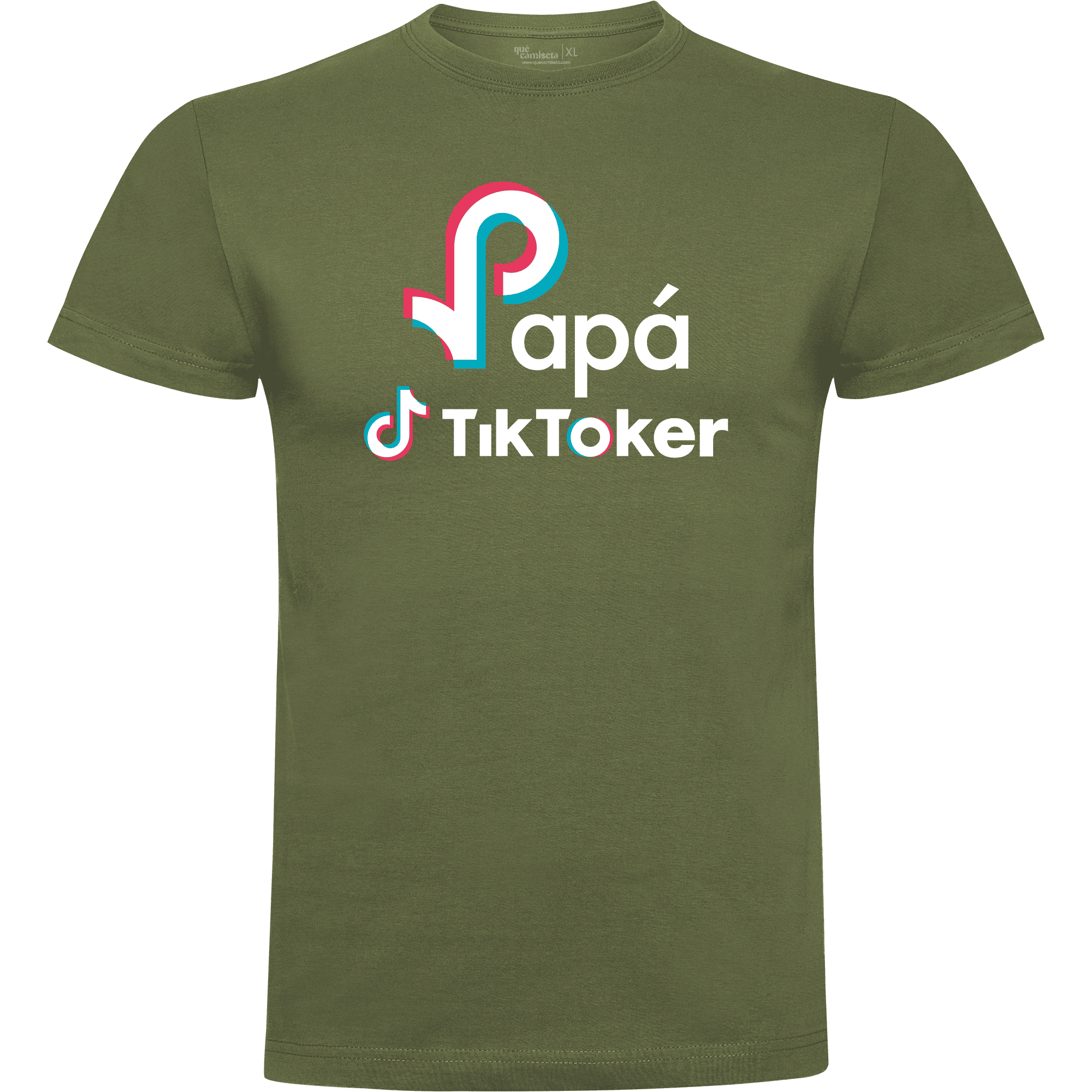 Camiseta Día del Padre en Algodón Orgánico – Papá Tiktoker