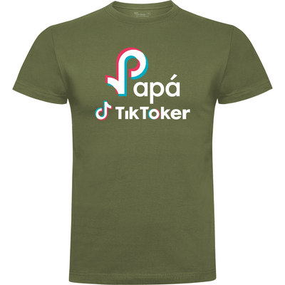 Camiseta Día del Padre en Algodón Orgánico – Papá Tiktoker