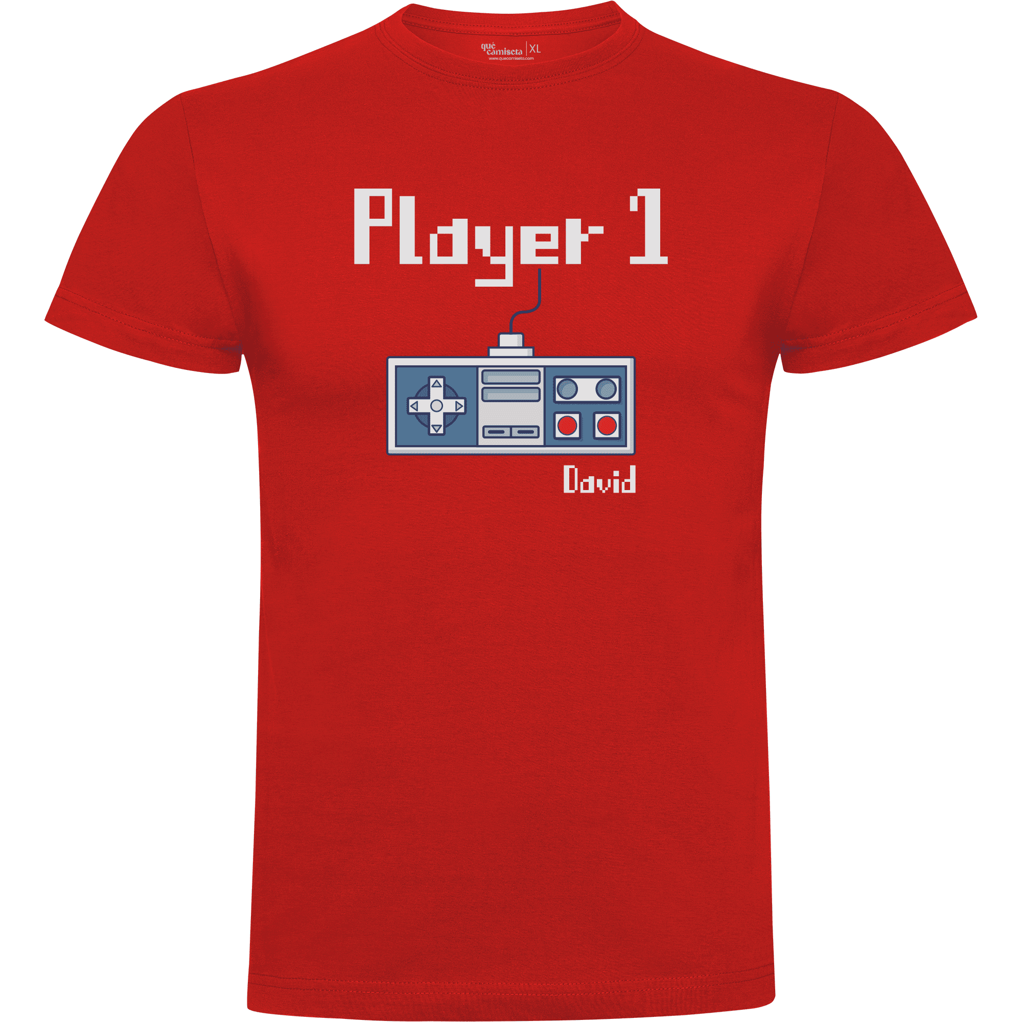 Camiseta Día del Padre en Algodón Orgánico – Player 1 player 2