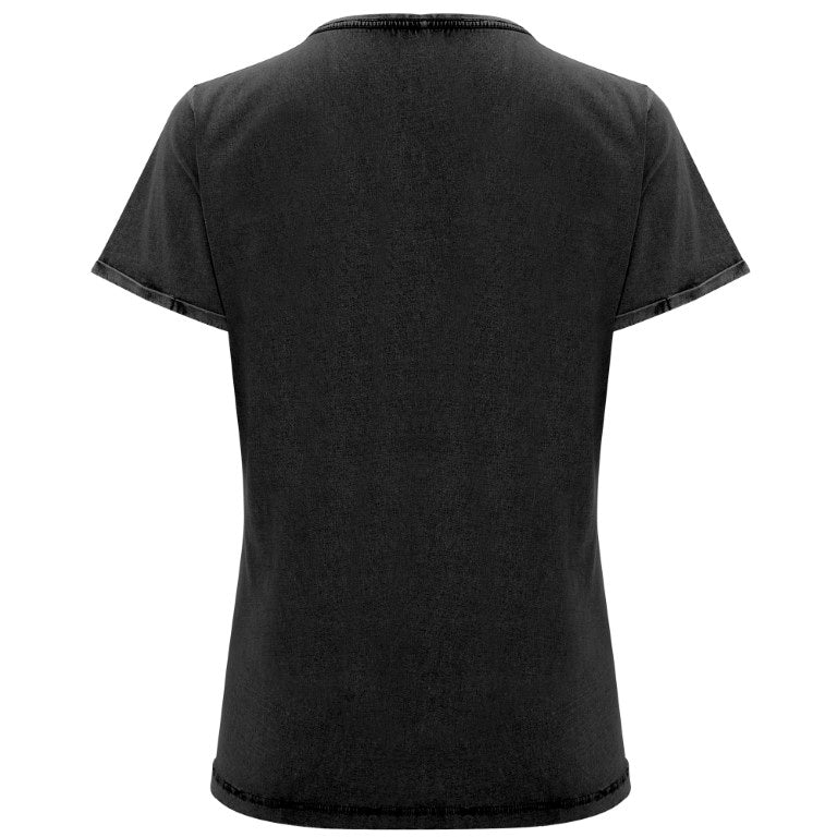 Camiseta mujer personalizada de algodón efecto jean