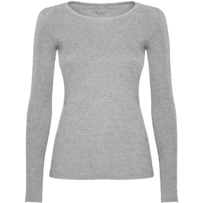 Camiseta mujer personalizada de algodón manga larga