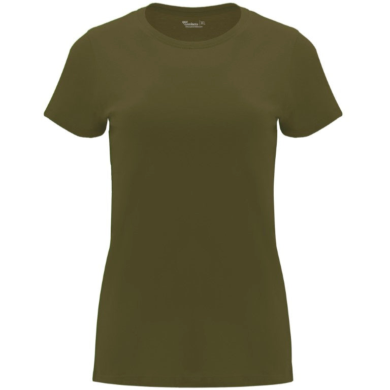 Camiseta mujer personalizada de algodón semientallada