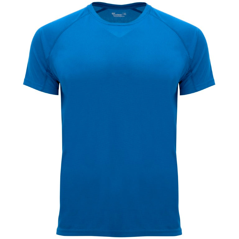 Camiseta técnica unisex personalizada manga corta · 100% poliéster transpirable