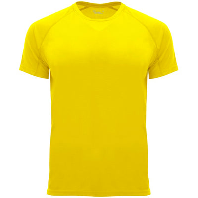 Camiseta técnica unisex personalizada manga corta · 100% poliéster transpirable