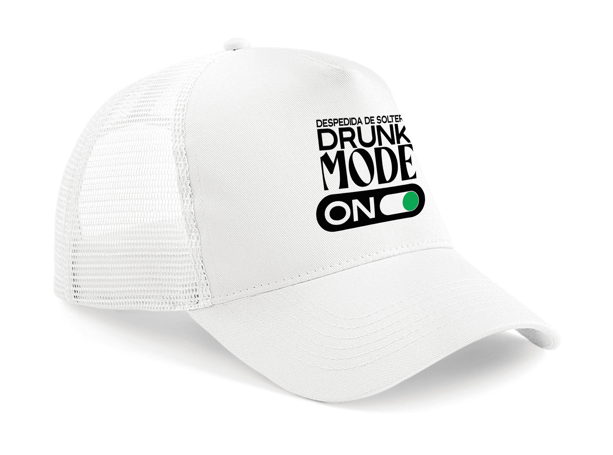 Gorra Trucker Drunk Mode – Despedida de Soltero | Diseño Divertido