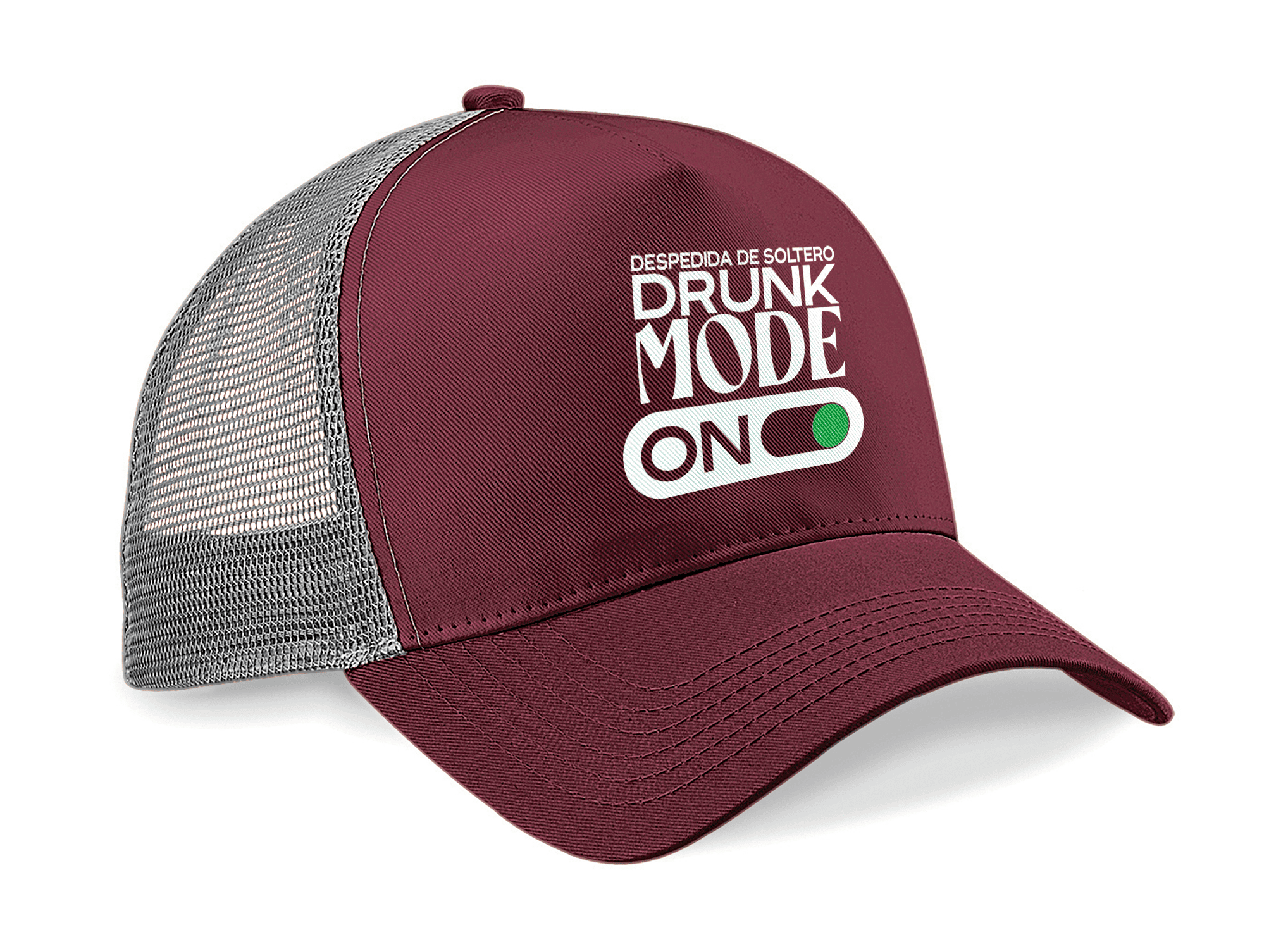Gorra Trucker Drunk Mode – Despedida de Soltero | Diseño Divertido