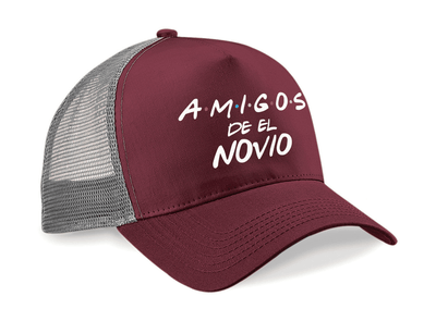Gorra Trucker para Despedida de Soltero - Friends, amigos del novio