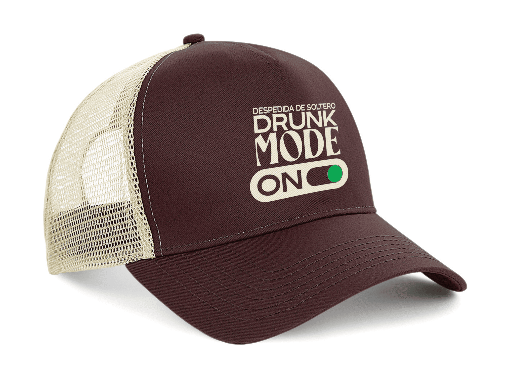 Gorra Trucker Drunk Mode – Despedida de Soltero | Diseño Divertido