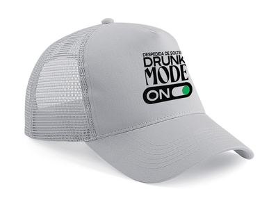 Gorra Trucker Drunk Mode – Despedida de Soltero | Diseño Divertido