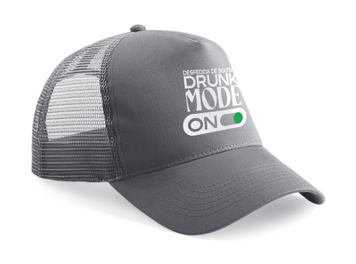Gorra Trucker Drunk Mode – Despedida de Soltero | Diseño Divertido