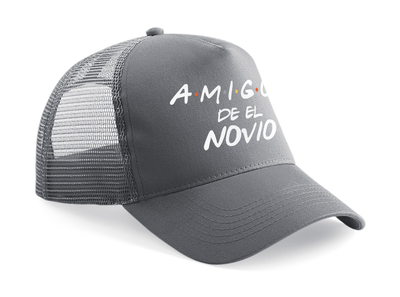 Gorra Trucker para Despedida de Soltero - Friends, amigos del novio