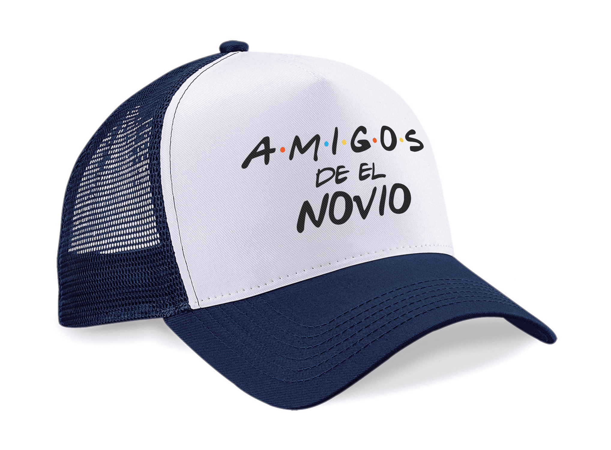 Gorra Trucker para Despedida de Soltero - Friends, amigos del novio