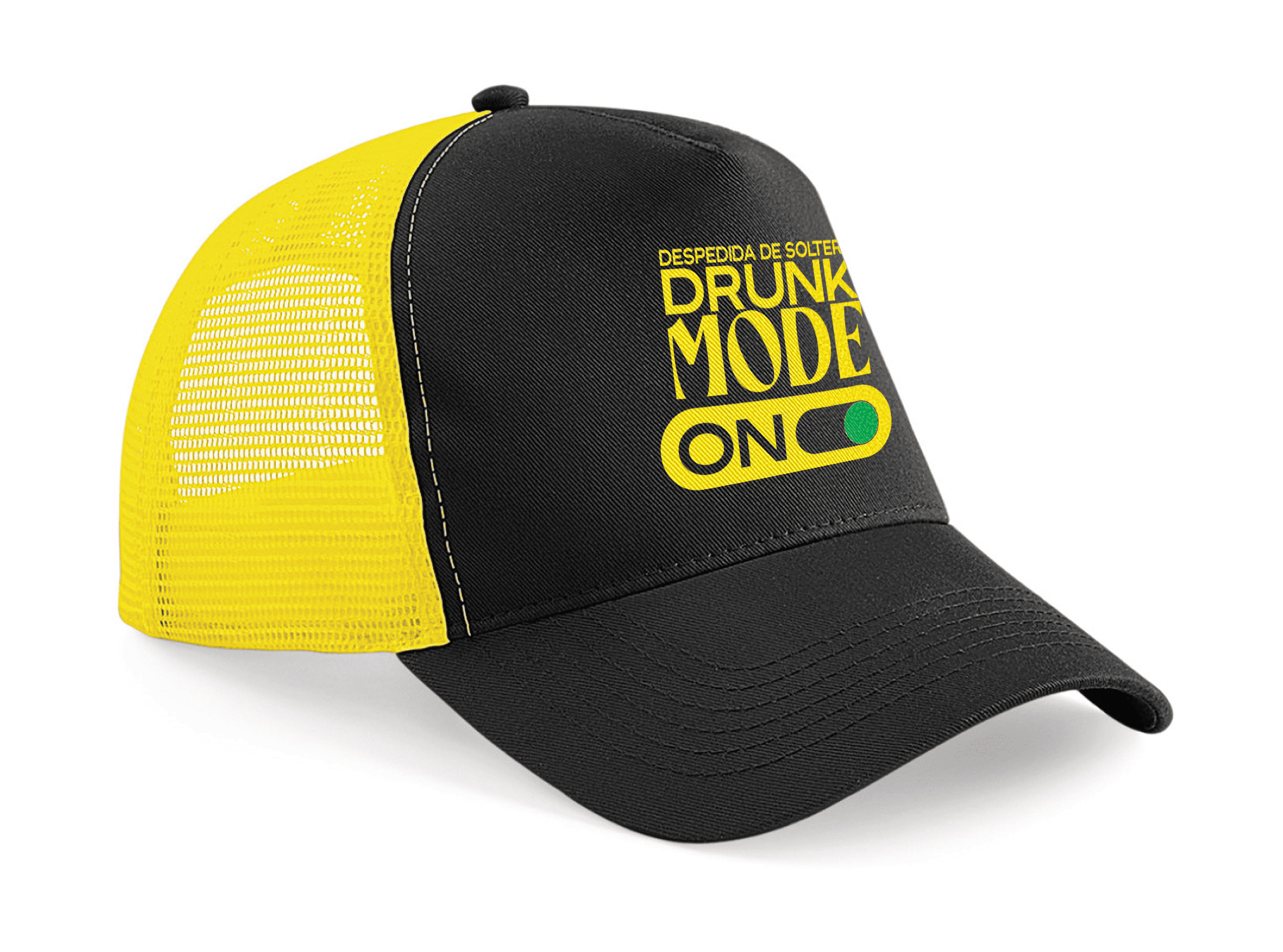 Gorra Trucker Drunk Mode – Despedida de Soltero | Diseño Divertido