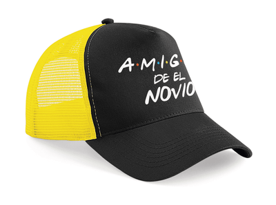 Gorra Trucker para Despedida de Soltero - Friends, amigos del novio