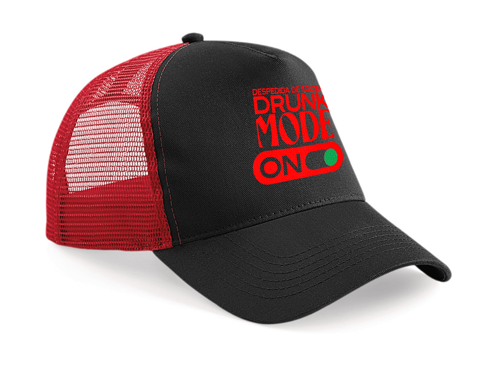 Gorra Trucker Drunk Mode – Despedida de Soltero | Diseño Divertido