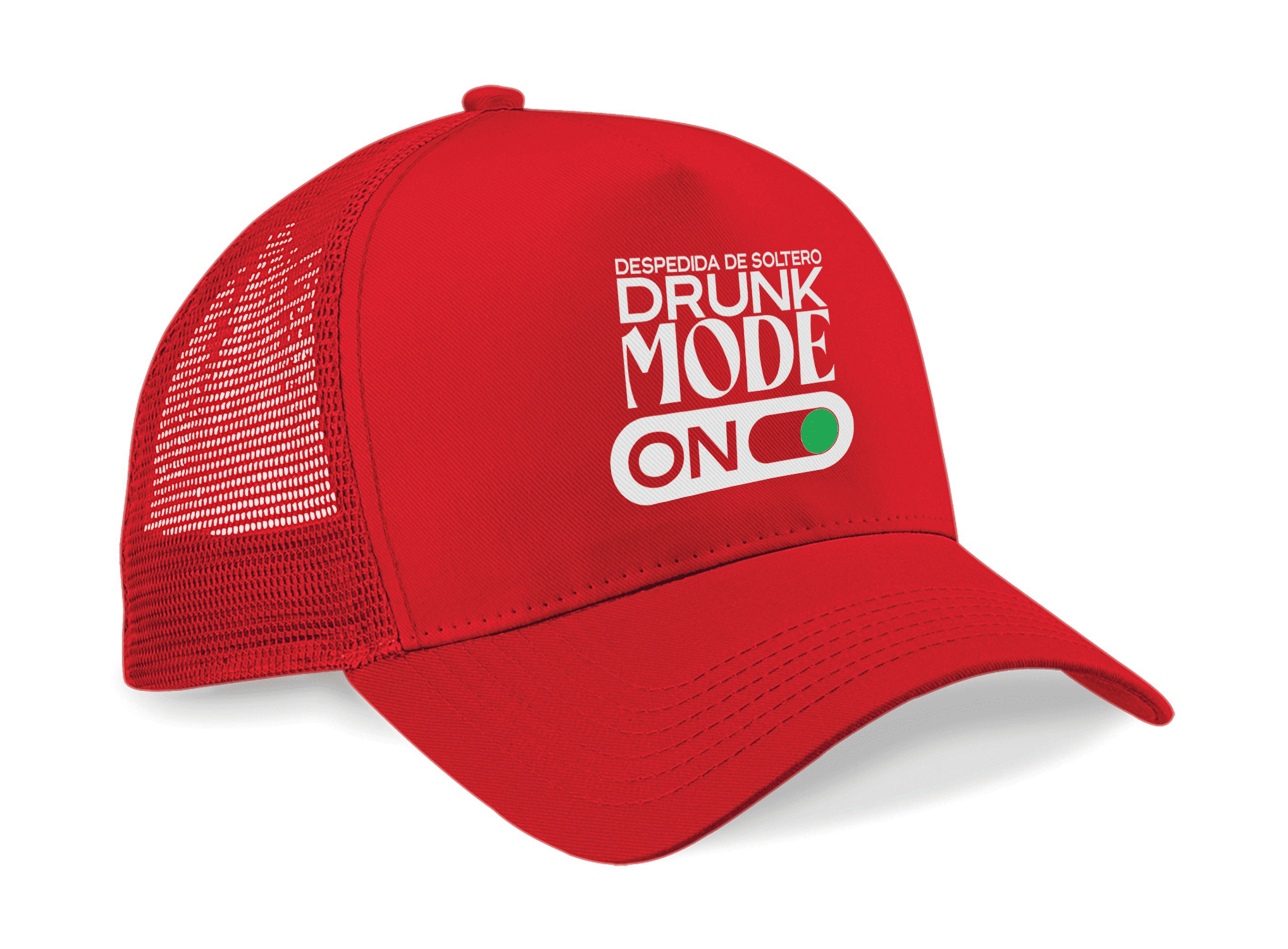 Gorra Trucker Drunk Mode – Despedida de Soltero | Diseño Divertido