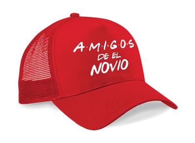 Gorra Trucker para Despedida de Soltero - Friends, amigos del novio