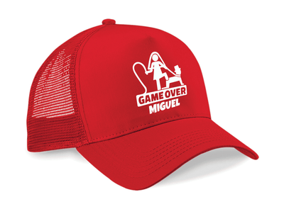 Gorra Trucker para Despedida de Soltero - Game Over