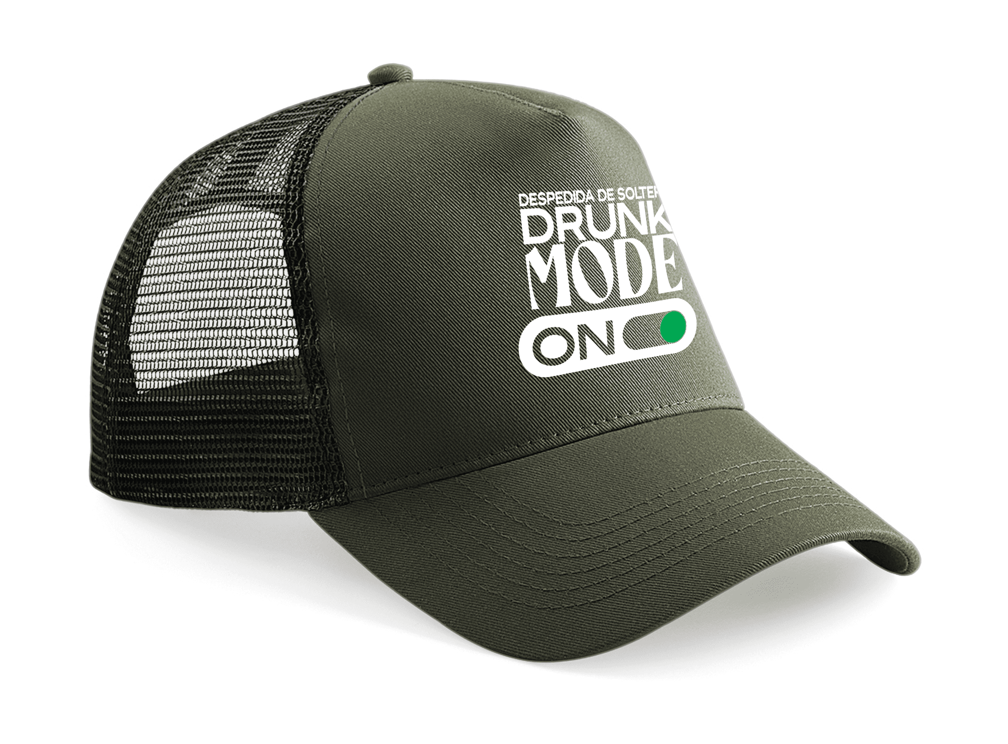 Gorra Trucker Drunk Mode – Despedida de Soltero | Diseño Divertido
