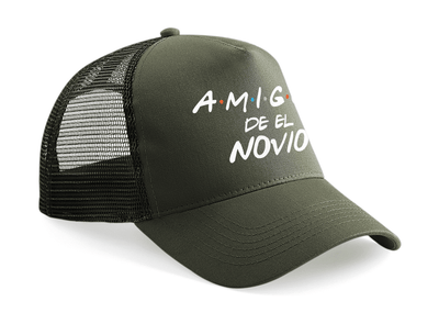 Gorra Trucker para Despedida de Soltero - Friends, amigos del novio