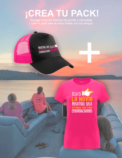 Pack gorra y camiseta La Novia No Soy Yo – Despedida de soltera